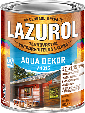 Lazurol Aqua dekor kaštan 0,7kg