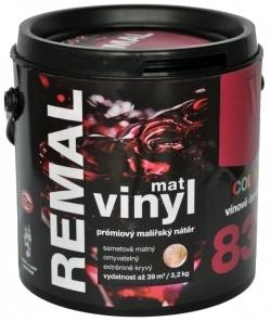 Remal Vinyl Color vínově červená 3,2 kg