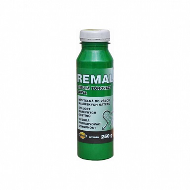 Barva tónovací zelená tekutá Remal 250 g.