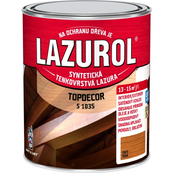 Lazurol Teak T23 S1035 0,75l Topdecor