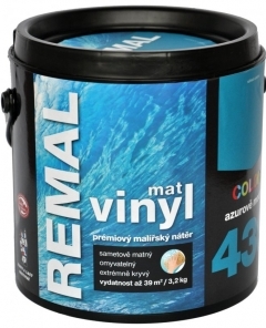 Remal Vinyl Color azurově modrá 3,2 kg