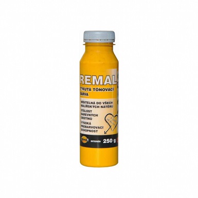 Barva tónovací okrová tekutá Remal 250 g.