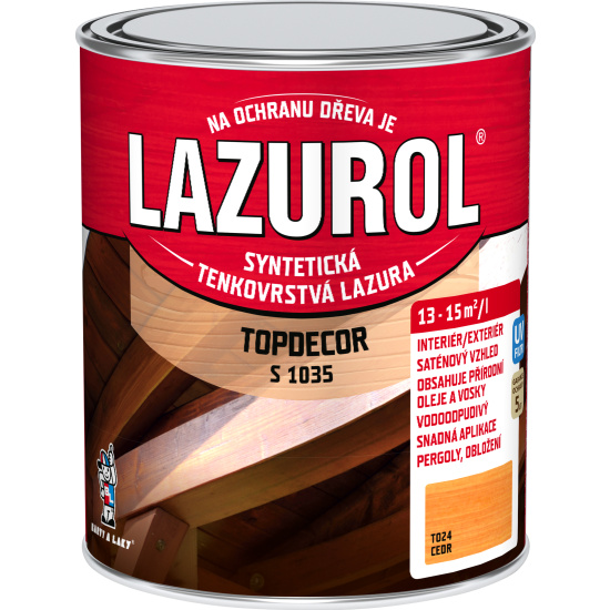Lazurol Cedr T23 S1035 0,75l Topdecor