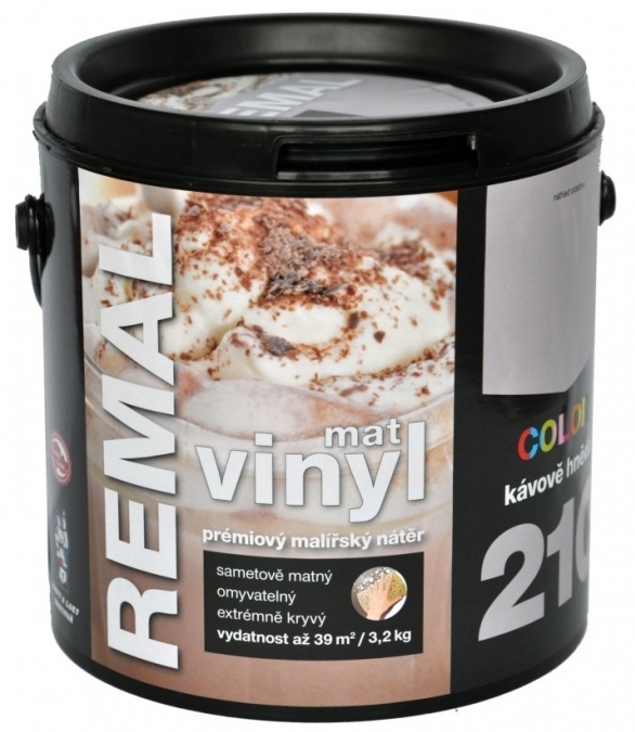 Remal Vinyl Color kávově hnědá 3,2 kg