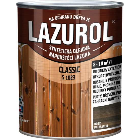 Lazurol Palisandr S1023/022 0,75l Classic
